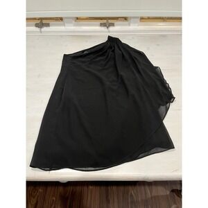 R & M Richards Womens Black‎ One Shoulder Dressy Asymmetrical dress